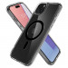 Spigen Ultra Hybrid MagSafe Case - хибриден кейс с висока степен на защита с MagSafe за iPhone 15 (прозрачен-черен)  6