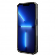 Karl Lagerfeld IML Ikonik MagSafe Case - дизайнерски силиконов кейс с MagSafe за iPhone 15 Pro (черен) 3