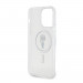 Karl Lagerfeld IML Ikonik MagSafe Case - дизайнерски силиконов кейс с MagSafe за iPhone 15 Pro Max (прозрачен) 7