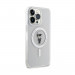 Karl Lagerfeld IML Ikonik MagSafe Case - дизайнерски силиконов кейс с MagSafe за iPhone 15 Pro Max (прозрачен) 3