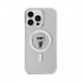 Karl Lagerfeld IML Ikonik MagSafe Case - дизайнерски силиконов кейс с MagSafe за iPhone 15 Pro Max (прозрачен) 2