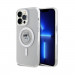 Karl Lagerfeld IML Choupette MagSafe Case - дизайнерски силиконов кейс с MagSafe за iPhone 15 Pro (прозрачен) 1