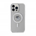 Karl Lagerfeld IML Choupette MagSafe Case - дизайнерски силиконов кейс с MagSafe за iPhone 15 Pro (прозрачен) 2