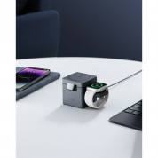 Anker 3in1 Cube with MagSafe 15W - тройна поставка (пад) за безжично зареждане за iPhone с MagSafe, Apple Watch, AirPods и Qi съвместими мобилни устройства (черен) 4