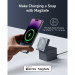 Anker 3in1 Cube with MagSafe 15W - тройна поставка (пад) за безжично зареждане за iPhone с MagSafe, Apple Watch, AirPods и Qi съвместими мобилни устройства (черен) 3