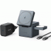 Anker 3in1 Cube with MagSafe 15W - тройна поставка (пад) за безжично зареждане за iPhone с MagSafe, Apple Watch, AirPods и Qi съвместими мобилни устройства (черен) 2