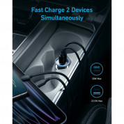 Anker 323 Car Charger 52.5W - зарядно за кола с USB-A и USB-C изходи с технология за бързо зареждане (черен)  4