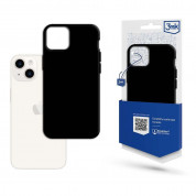3MK Matt Case - силиконов (TPU) калъф за iPhone 15 (черен)