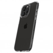 Spigen Crystal Flex Case - тънък качествен силиконов (TPU) калъф за iPhone 15 Pro (прозрачен)  8