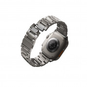 Uniq Osta Adjustable Stainless Steel Band - стоманена каишка за Apple Watch 42мм, 44мм, 45мм, Ultra 49мм (сребрист) 1