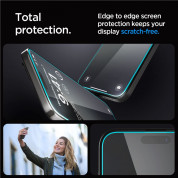 Spigen Glas.tR EZ Fit Tempered Glass 2 Pack - 2 броя стъклени защитни покрития за дисплея на iPhone 15 Pro Max (прозрачен) 10