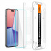 Spigen Glas.tR EZ Fit Tempered Glass 2 Pack - 2 броя стъклени защитни покрития за дисплея на iPhone 15 Plus (прозрачен) 4