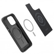 Spigen Core Armor MagSafe - силиконов (TPU) калъф с висока степен на защита с MagSafe за iPhone 15 Pro (черен) 6