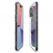 Spigen Ultra Hybrid MagSafe Case - хибриден кейс с висока степен на защита с MagSafe за iPhone 15 Pro Max (прозрачен-карбонов)  8