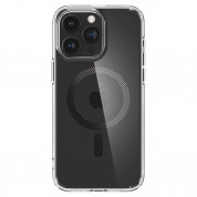Spigen Ultra Hybrid MagSafe Case - хибриден кейс с висока степен на защита с MagSafe за iPhone 15 Pro Max (прозрачен-карбонов)  1