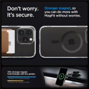 Spigen Ultra Hybrid MagSafe Case - хибриден кейс с висока степен на защита с MagSafe за iPhone 15 Pro Max (прозрачен-карбонов)  11