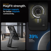 Spigen Tough Armor MagSafe Case - хибриден кейс с най-висока степен на защита с MagSafe за iPhone 15 Pro (черен) 15