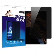 GrizzGlass SecretGlass Privacy Tempered Glass Protector - калено стъклено защитно покритие с определен ъгъл на виждане за дисплея на Samsung Galaxy Tab S9 Plus (прозрачен)