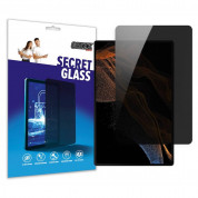 GrizzGlass SecretGlass Privacy Tempered Glass Protector - калено стъклено защитно покритие с определен ъгъл на виждане за дисплея на Samsung Galaxy Tab S9 Ultra (прозрачен)