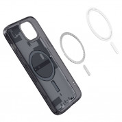 Spigen Ultra Hybrid MagSafe Zero One Case - хибриден кейс с висока степен на защита с MagSafe за iPhone 15 (прозрачен-черен)  6