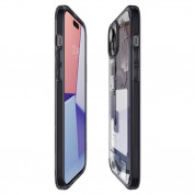 Spigen Ultra Hybrid MagSafe Zero One Case - хибриден кейс с висока степен на защита с MagSafe за iPhone 15 (прозрачен-черен)  7