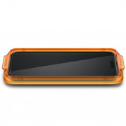 Spigen Glass.tR Align Master Full Cover Tempered Glass 2 Pack - 2 броя стъклени защитни покрития за целия дисплей на iPhone 15 Pro Max (черен-прозрачен) 2