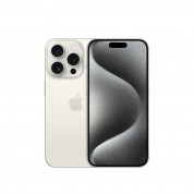Apple iPhone 15 Pro 256GB - фабрично отключен (бял) 