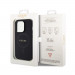 Guess PU Saffiano MagSafe Leather Hard Case - дизайнерски кожен кейс с MagSafe за iPhone 15 Pro (черен) 8