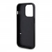 Guess PU Saffiano MagSafe Leather Hard Case - дизайнерски кожен кейс с MagSafe за iPhone 15 Pro (черен) 3