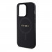 Guess PU Saffiano MagSafe Leather Hard Case - дизайнерски кожен кейс с MagSafe за iPhone 15 Pro (черен) 7