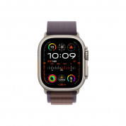 Apple Watch Ultra 2 Cellular, 49mm Titanium Case with Indigo Alpine Loop Medium - умен часовник от Apple  1