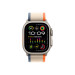Apple Watch Ultra 2 Cellular, 49mm Titanium Case with Orange/Beige Trail Loop S/M - умен часовник от Apple  2