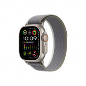 Apple Watch Ultra 2 Cellular, 49mm Titanium Case with Green/Grey Trail Loop M/L - умен часовник от Apple 