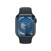 Apple Watch Series 9 GPS, 41mm Midnight Aluminium Case with Midnight Sport Band S/M - умен часовник от Apple  1