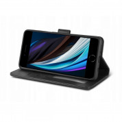 Tech-Protect Wallet Leather MagSafe Flip Case - кожен калъф, тип портфейл с отделящ се кейс с MagSafe за iPhone 15 Plus (черен) 4