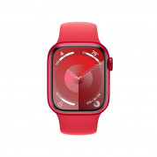 Apple Watch Series 9 GPS, 41mm (PRODUCT)RED Aluminium Case with (PRODUCT)RED Sport Band S/M - умен часовник от Apple  1