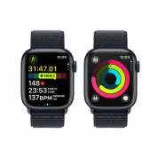 Apple Watch Series 9 GPS, 41mm Midnight Aluminium Case with Midnight Sport Loop  2
