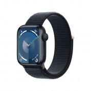 Apple Watch Series 9 GPS, 41mm Midnight Aluminium Case with Midnight Sport Loop - умен часовник от Apple 