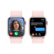 Apple Watch Series 9 GPS, 41mm Pink Aluminium Case with Light Pink Sport Loop - умен часовник от Apple  3
