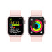 Apple Watch Series 9 GPS, 41mm Pink Aluminium Case with Light Pink Sport Loop - умен часовник от Apple  3