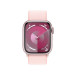 Apple Watch Series 9 GPS, 41mm Pink Aluminium Case with Light Pink Sport Loop - умен часовник от Apple  2