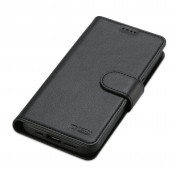 Tech-Protect Wallet Leather MagSafe Flip Case - кожен калъф, тип портфейл с отделящ се кейс с MagSafe за iPhone 15 Pro (черен) 1