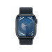 Apple Watch Series 9 Cellular, 41mm Midnight Aluminium Case with Midnight Sport Loop - умен часовник от Apple  2