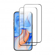 ESR 3D Full Cover Tempered Glass 2 Pack - 2 броя калени стъклени защитни покрития за дисплея на iPhone 15 Plus (черен-прозрачен) 4