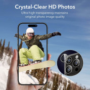 ESR Camera Lens Protector - предпазни стъклени лещи за камерата на iPhone 15 Pro, iPhone 15 Pro Max (прозрачен) 6