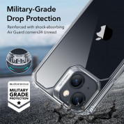 ESR Air Armor Case - хибриден удароустойчив кейс за iPhone 15 (прозрачен) 2