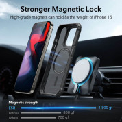ESR Air Armor HaloLock MagSafe Case for Apple iPhone 15 Pro (black-matte) 2