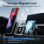 ESR Classic Hybrid HaloLock MagSafe Case - хибриден кейс с висока степен на защита с MagSafe за iPhone 15 Pro Max (прозрачен)  7