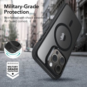 ESR Classic Hybrid HaloLock MagSafe Case - хибриден кейс с висока степен на защита с MagSafe за iPhone 15 Pro (черен-прозрачен)  9