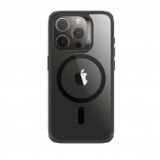 ESR Classic Hybrid HaloLock MagSafe Case - хибриден кейс с висока степен на защита с MagSafe за iPhone 15 Pro (черен-прозрачен)  2